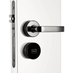 ZKTECO LH7500R- Cerradura derecha para hotel / MIFARE 13.56 Mhz / Aleación de Zinc
