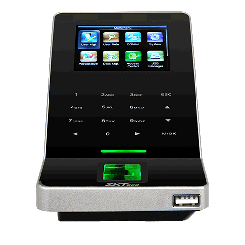 ZKTECO F22Mifare - Control de Acceso y Asistencia / 3000 Huellas / 5000 Tarjetas Mifare / Teclado Táctil / Sensor de Huella BIO ID / Conexión TCPIP / WiFi / ADMS Gratis - Image 2