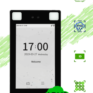 ZKTECO ProFace X- Terminal de Control de Acceso con Reconocimiento Facial/ para Exterior de -30° hasta 60°/ 30,000 Rostros/ 50,000 Tarjetas RFID 125 Khz/ 8 Pulgadas/ IP68/ IK04/ Serie Visible Light