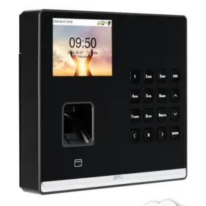 ZKTECO SenseFP M2 - Control de Asistencia y Acceso Básico con Huella Digital BioID+ (3,000), Tarjeta de Proximidad 125 kHz (3,000), 100,000 Eventos y Conexión TCP/IP (Compatible con ZKBio Zlink)