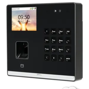 ZKTECO M2F PRO-LR - Control de Asistencia y Acceso con Autenticación Facial (500 Rostros), Huella Digital BioID+ (1,000), Tarjeta ID 125 kHz (1,000), 150,000 Eventos y Conexión TCP/IP (Compatible con BioTime Cloud)