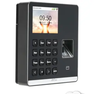 ZKTECO SenseFP M1 - Control de Asistencia con Huella Digital BioID+ (500), Tarjeta de Proximidad 125 kHz (500), Contraseña (500), 100,000 Eventos y Conexión Wi-Fi (Compatible con ZKBio Zlink)