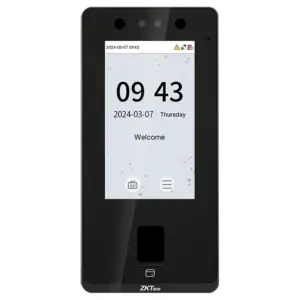 ZKTECO SenseFace 4A - Control de acceso y asistencia para 6,000 rostros / 8,000 huellas / 8,000 tarjetas ID 125kHz / TCP/IP / IP65 / 1 Relevador / Compatible con Software Gratuito ZKBio Zlink