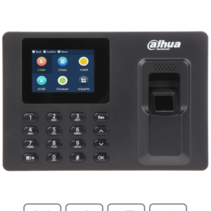 DAHUA DHIASA1222E - Control de Asistencia con Huella Digital, Contraseña y Gestión de Turnos, Capacidad 1000 Usuarios, 100,000 Eventos, Exportación USB