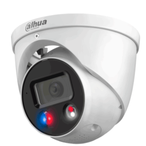 DAHUA DH-IPC-HDW3849H-AS-PV-S5 - Cámara IP Domo de 8 Megapixeles con Disuasión Activa/ Iluminador Dual Inteligente/ TiOC/Qucik Pick/ WizSense/ Lente de 2.8 mm/ 106 Grados de Apertura/ 30 Metros de IR y Luz Visible/ Audio 2 Vías/ E&S de Alarma/