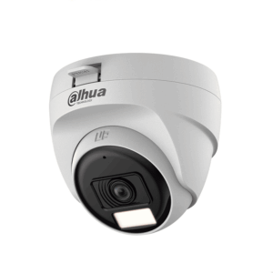 DAHUA HAC-T1A21N-U-IL-A - Cámara Domo de 2 MP Serie Cooper/ Lente de 2.8 mm Apertura Hasta 100°/ Iluminación Dual Inteligente Hasta 25Mts con IR & 20Mts Luz Calida/ Micrófono Integrado/ Policarbonato/