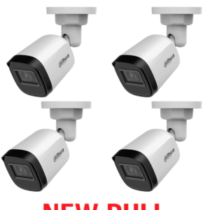 DAHUA DAHUA HAC-B1A21PAQ NEWPULL - Paquete Caja de 4 Camaras Bullet 1080P/ 82 Grados de Apertura/ Lente de 3.6mm/ IR de 20 Mts/ IP67/ TVI AHD y CVBS/
