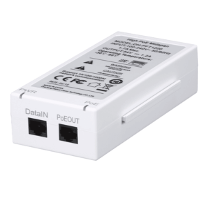 DAHUA PFT1200 - Inyector Hi-Poe Midspan Gigabit/ Soporta PoE/PoE+/ Soporta Hi-PoE 60 Watts para PTZ/ Indicadores Led de Status/ Funciona con Extensor: PFT1300 para conexión en Cascada/ Instalación en Pared/