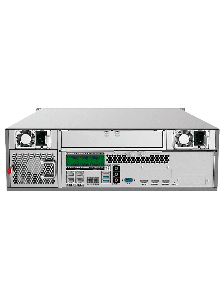 DAHUA DSS7016DR-S2- Servidor de Administración de Dispositivos compatible con Software DSS Pro y dispositivos Dahua. Ofrece una capacidad de 600Mbps y cuenta con 15 bahías SATA Hot Plug. Soporta RAID para una gestión avanzada y segura de dispositivos. - Image 4