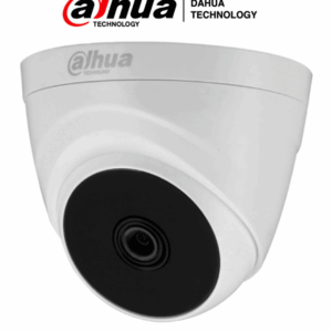 DAHUA HAC-T1A21-28 - Cámara Domo con resolución 1080p, lente de 2.8 mm y ángulo de visión de 103°, Smart IR de 20 m para mejor visión nocturna, ideal para interiores. Compatible con los formatos CVI, TVI, AHD y CVBS.