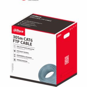 DAHUA DH-PFM920I-6F-C Bobina de cable UTP/ 305m FTP CAT6 / caja FTP CAT6, alimentación a través de Ethernet/ Material conductor de cobre libre de oxígeno de alta pureza/ Cubierta exterior de PVC personalizada/ clase de retardante de llama certificado