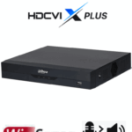 DAHUA DH-XVR5104HS-I3/T -DVR de 5MP Lite con WizSense/HDCVI X PLUS/ Soporta 4 canales+ 2 IP o hasta 6 canales IP/Audio Bidireccional en los 4 Canales/ Reconocimiento facial y protección perimetral en 1 canal/incluye SDM Plus, codificación H.265+
