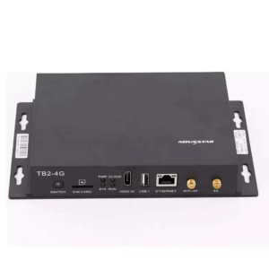 DAHUA TB2 - Controlador para panel LED con puerto de red, soporta capacidad de carga de 650,000/ 1 HDMI/1 Entrada USB/ Modo Asíncrono vs. Síncrono/32 GB almacenamiento interno/Dirigido a publicidad programada/Carga de contenido de manera remota