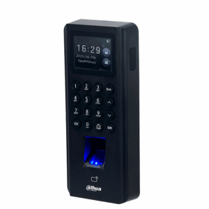 DAHUA ASI2212J-D - Control de Acceso de Huella y Tarjetas ID (EM)/ Pantalla de 2.4 Pulgadas/ Comunicacion TCP/IP/ P2P/ Soporte 5,000 Usuarios Tarjetas y Passwords/ 3000 Huellas/ 100,000 Registros/ 128 Periodos y Dias Festivos/