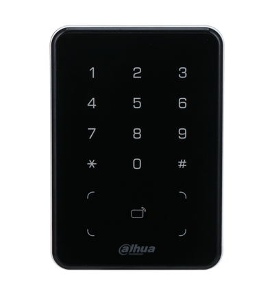 DAHUA DHI-ASR2101A - Lectora de Tarjetas MiFare con Teclado Touch/ para Password/ Conexión RS-485 y Wiegand/ Leds Rojo y Verde/ Fondo de Luz Azul - Image 3