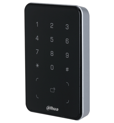 DAHUA DHI-ASR2101A - Lectora de Tarjetas MiFare con Teclado Touch/ para Password/ Conexión RS-485 y Wiegand/ Leds Rojo y Verde/ Fondo de Luz Azul - Image 4