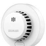 DAHUA WISUALARM DHI-HY-SA13A - Detector de humo Standalone (Autónomo), Sonido de alarma de 85dB, Cuenta con un botón de prueba y silencio, Batería reemplazable, Cobertura de 20-40 m², Alarma visual y sonora