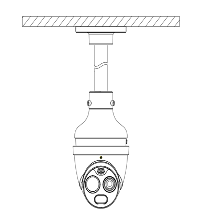 DAHUA DHI-TPC-DF1241-B2F2-DW-S2 Mini cámara Eyeball híbrida IP térmica/ 4 MP/ Eureka/ Funciones de IA / Detección de humo y llamas/ Canales visible y térmico/ PoE/ IP67 - Image 3
