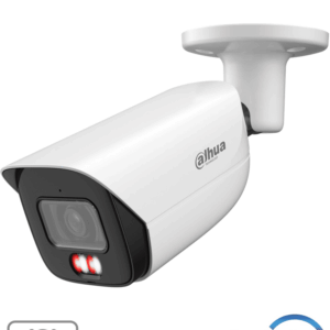 DAHUA DH-IPC-HFW3249E-S-IL - Cámara IP Bullet de 2 MP/ WizSense/Iluminador dual/ Lente de 2.8 mm/ 107° de Apertura/ Micrófono integrado/ IR de 50 m / SMD 4.0 / AI SSA / Quick Pick/ Ranura MicroSD/ WDR Real de 120 dB / PoE / IP67 /