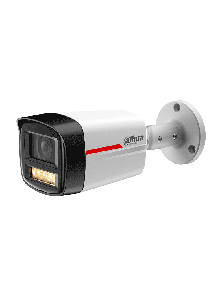 DAHUA DH-IPC-HFW2249TLP-S-LED-0280B-PRO- Cámara IP Bullet de 2MP/WizColor/ WizSense/SMD Plus/ Protección Perimetral/ Detección de movimiento inteligente/ Lente 2.8mm/ Luz Cálida 50m/ Micrófono/ Ranura para Micro SD/ IP67/ - Image 2
