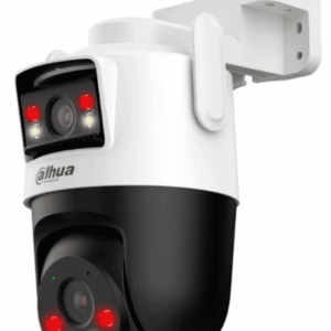 DAHUA IPC-WPT1339DD-SW-3E2-PV -Cámara IP PT Wifi Dual de 6 MP/ Dos lentes de 3 MP cada uno (fijo y PT), Iluminador Dual Inteligente, IR 50m, Microfono y Altavoz Integrados, IA, Autotracking, Disuasión activa, Ranura MicroSD, IP66