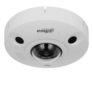 DAHUA  DH-IPC-EBW8842P-AS Cámara IP Fisheye 8 MP WizMind/ IR 10 mts/ 1.85mm/ Mapa de Calor/ Conteo de Personas/ H.265+ / E&S Alarma y Audio/ Ranura para MicroSD/ Altavoz/ PoE/ IP67/ IK10
