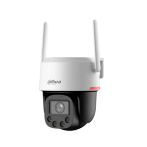 Dahua DH-IPC-PT2549DC1-SW-PV - Cámara IP PT Wifi de 5 MP Lente 3.6mm Wifi/ WizColor/ Auto tracking/Detección de humanos y vehículos/Luz cálida de 30 m /Audio bidireccional/Disuasión activa de luz y sonido/Preset/Micro SD/wifi 6/IP66/
