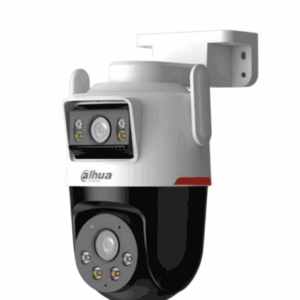 Dahua DH-IPC-PTS2349B3-SW-E2-PV-Cámara IP PT Wifi Dual de 6MP,2 Lentes de 3MP, WizColor/ Detección inteligente de doble canal/Luz cálida de 40m, Microfono yAltavoz Integrados/IA/Autotracking/Disuación activa/Ranura MicroSD/IP66