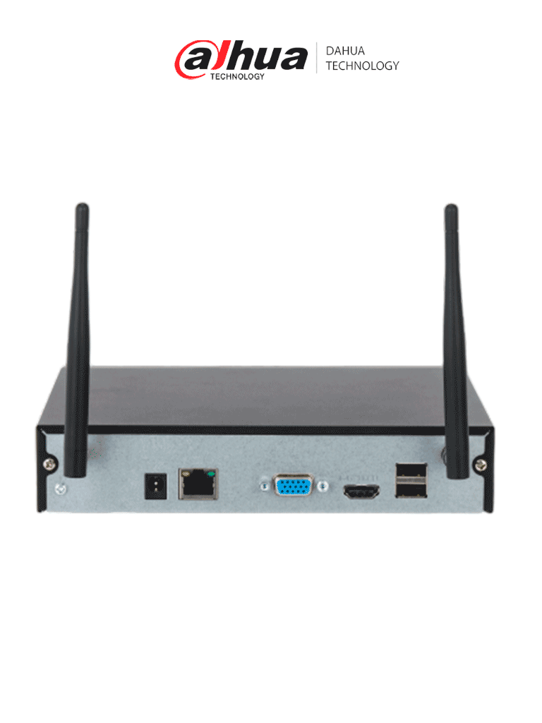 DAHUA DHI-NVR2108HC-W- NVR WiFi de 16MP/ 8 Canales IP/ SMD+/Protección Perimetral/ IA por cámara/ H.265/ Salidas HDMI &VGA/ 1 Bahía de Disco Duro/ 1 E&S de Audio/ Onvif/ - Image 2