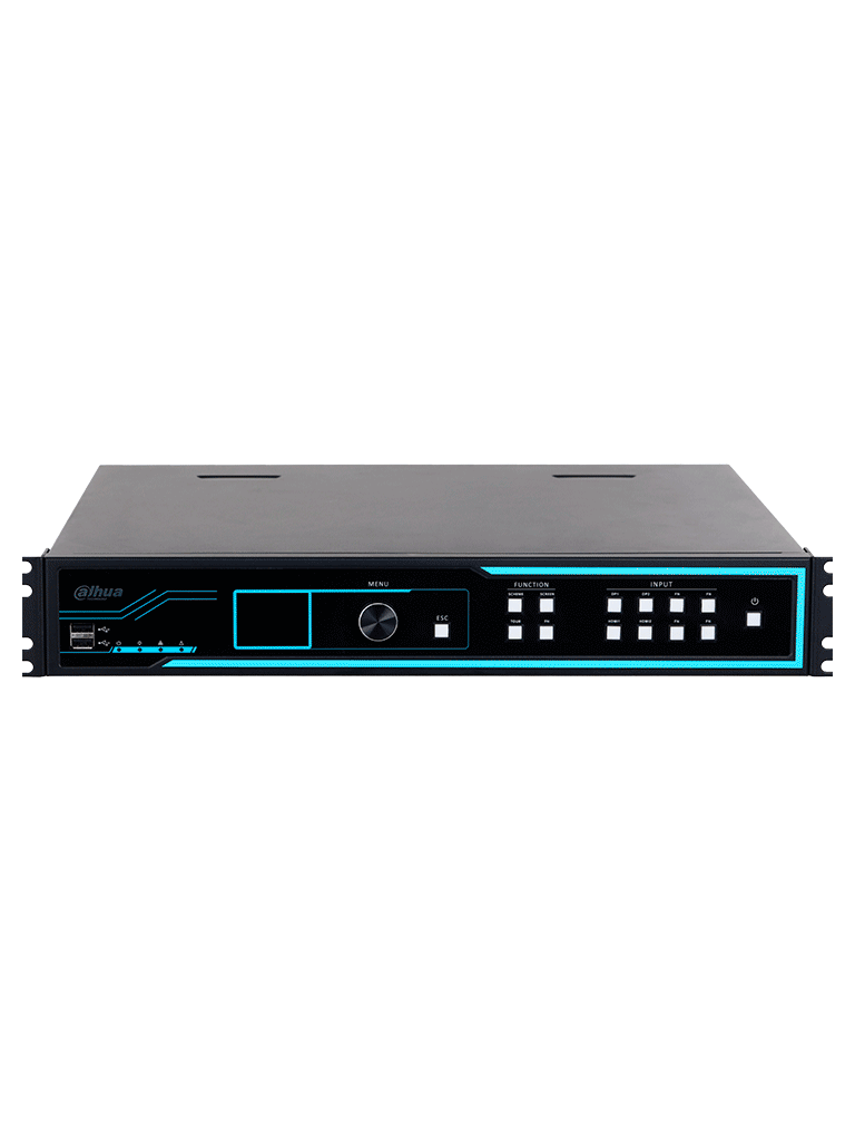 DAHUA DHI-NVD1205DU-4I-8K Decodificador de vídeo IP Ultra HD (8k)/ 12 salidas HDMI/H265+/ H265/ H264/ MJPEG/ HDMI /DVI-I/ Soporta 1/4/6/8/9/16/25/36 y división libre/ RS232, RS485/ Control de pantallas de empalme para zoom/fusión/desplazamiento - Image 2