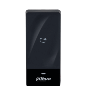 DAHUA ASR1200E - Lectora de tarjetas Mifare 13.56 MHz / Para exteriores / IP66 / Conexión Wiegand o RS485 / Indicador de luz y sonido