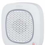 DAHUA DHI-ARA14-W2- Sirena intercom inalámbrica con audio bidireccional y múltiples sonidos (fuego, intrusión, pánico, médica y más), Botón de pánico, App DMSS, Frecuencia 433 MHz, Tecnología: AirShield, Compatible únicamente con HUB 2.0