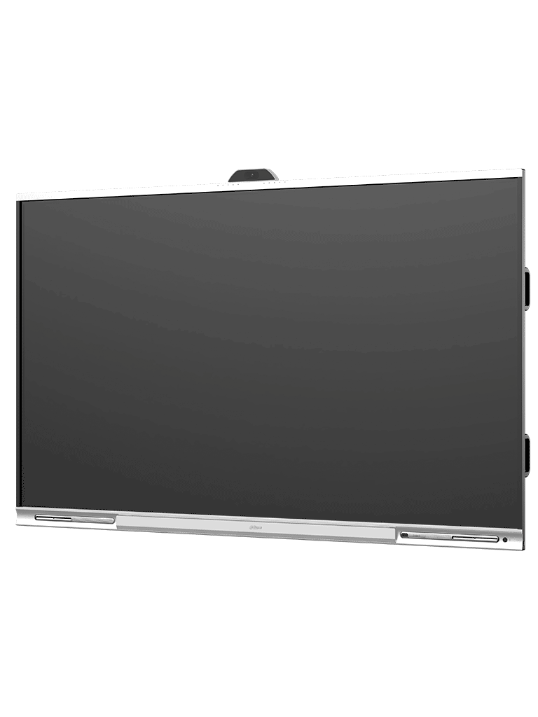 DAHUA DHI-LPH86-MC470-P - Pantalla interactiva UHD 4K de 86" con sistema Android. Ofrece resolución 3840x2160, cámara de 48MP, micrófono y altavoces integrados. Diseño robusto con carcasa metálica y brillo de 350 cd/m² para imágenes claras. - Image 3