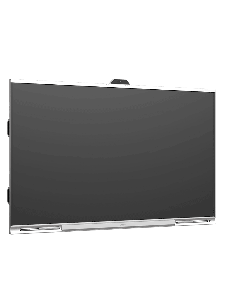 DAHUA DHI-LPH86-MC470-P - Pantalla interactiva UHD 4K de 86" con sistema Android. Ofrece resolución 3840x2160, cámara de 48MP, micrófono y altavoces integrados. Diseño robusto con carcasa metálica y brillo de 350 cd/m² para imágenes claras. - Image 2