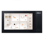 DAHUA VTH2421FB-P - Monitor IP táctil de 7" Serie Pro, con 8GB de memoria embebida, PoE estándar, ranura MicroSD, soporta llamada grupal, videos, mensajes, 6 entradas/salidas de alarma, y hasta 9 monitores adicionales.