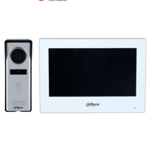 DAHUA DHI-KTH01 - Kit de Videopotero Hibrido/ Frente de Calle Analogico con Camara de 1.3 MP/ Monitor Touch de 7 Pulgadas WiFi/ 4 Hilos al Frente de Calle/ 6&1 E&S de Alarma/ Soporta Camaras IP/ Compattible App DMSS/ Apertura remota puerta /