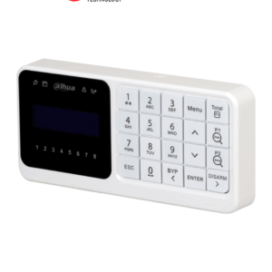 DAHUA DHI-ARK30C- Teclado LCD para ARC3008/ 8 áreas/ display de zonas de alarma/ Estatus Led energía, batería, falla, bypass/