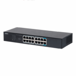 DAHUA DH-S3016-16GT- Switch Gigabit de 16 Puertos No Administrable de capa 2, con velocidad 10/100/1000 Mbps, capacidad de conmutación de 32G, tasa de reenvío de 23.8 Mbps y protección contra descargas.