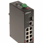 DAHUA PFS3110-8ET-96 - Switch PoE de 10 Puertos/ 8 Puertos PoE/ 1 Puerto SFP de 1000 Mbps/ 1 Puerto Puerto RJ45 10/100/1000/ 96 Watts Totales/  Soporta PoE Watchdog/ Switching 7.6 Gbps/ Tasa de Reenvio de Paquetes de 4.17 Mbps/