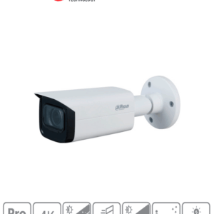 DAHUA HAC-HFW2802TU-Z-A - Cámara Bullet 4k Starlight/ 8 Megapíxeles/ Lente Motorizado 2.7 mm–13.5 mm/ 0.001 Lux color/ WDR Real 120dB/ Ir 80 Mts/ Micrófono Integrado + 1 Canal de Audio/ IP67/
