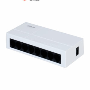 DAHUA DH-PFS3008-8GT-L-V2 - Switch para Escritorio 8 Puertos/ Gigabit Ethernet/ 10/100/1000/ Diseño Compacto/ Capa 2/ switching 16 Gbps/ Velocidad de Reenvio de paquetes11.9 Mbps/ Blanco/