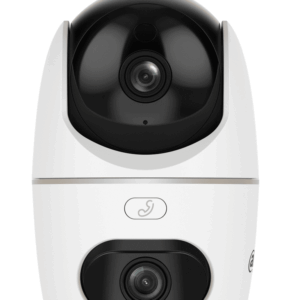 DAHUA DH-HPT1539DD-STW-5E2-IL - Cámara IP PT Dual de 10 Megapixeles/ Hero/2 Lentes de 3k/ 30 de IR y Luz Visible/ Boton de Llamada/ Audio 2 vías/ Deteccion de Humanos y Mascotas/ Disuación activa/ AutoTracking/ Ranura MicroSD/ (H5D-5F)