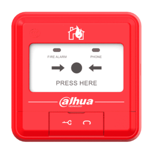 DAHUA WISUALARM DHI-HY-C121 - Estacion Manual de Alarma de Emergencia Convencional/ 2 Hilos sin Polaridad/ Cumple con Norma EN54-11:2001 Pruebas EMC/ Alarma Visual/