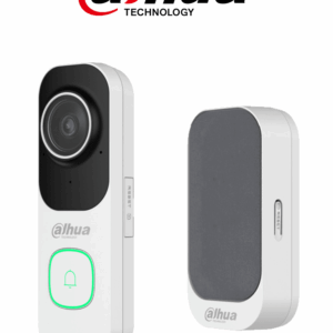 DAHUA DH-VDKP01-WG - Kit Timbre Inteligente Inalámbrico, Wifi 2.4 Ghz, Cámara de 4MP, Compatible con DMSS, Ranura Micro SD