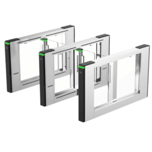 DAHUA ASGB611X-R - Barrera de medio cuerpo con puerta de cortesía de acrílico (R) Derecha