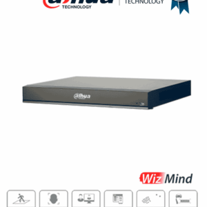 DAHUA DHI-NVR5216-8P-I/L - NVR de 16 Canales 4k/ WizMind/ 8 Puertos PoE/ H.265+/ 4 Canales de Reconocimiento Facial/ 20 Bases de Datos de Rostros/ 2 Bahías de Discos Duros/ Rendimiento de 320 Mbps/ 4&2 E&S de Alarmas