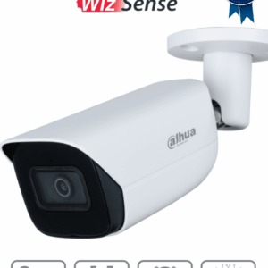 DAHUA IPC-HFW3841E-AS-S2 - Camara IP Bullet de 8 Megapixeles con IA/ WizSense/ Lente de 2.8 mm/ 107 Grados de Apertura/ H.265+/ Microfono Integrado/ 1 E&S de Alarma y Audio/ SMD 4.0/ WDR Real/ Quick Pick AI SSA/ PoE/ IP67/