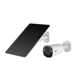 DAHUA  DH-KIT/BF4CP-4G-XL/M0508- Kit cámara bullet 4G con panel solar con batería incluida/ 4 Megapíxeles/AOV (Always-On Video)/ 122.5°/ Alarma de Luz y Sonido/ Audio Bidireccional/ Detección de humanos y vehículos/Ranura para Micro SD/ IP66/