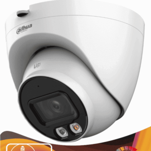 DAHUA IPC-HDW2449T-S-IL - Camara Domo IP de 4 Megapixeles/ Con Iluminador Dual Inteligente+Full Color/ WizSense/ Lente de 2.8mm/ 95 Grados/ Microfono Integrado/30 Mts de IR y Luz Visible/Metálica/Ranura MicroSD/WDR de 120 dB/SMD Plus/PoE/