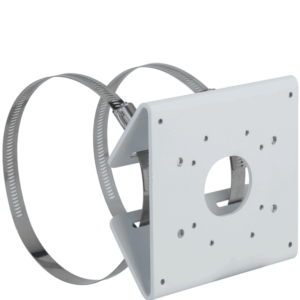 DAHUA PFA156 - Montaje para Poste / Construído en Aluminio / Color blanco / capacidad de carga 5kg / Compatible con postes de diametro 80-150mm / Compatible con cámaras IPC y HAC